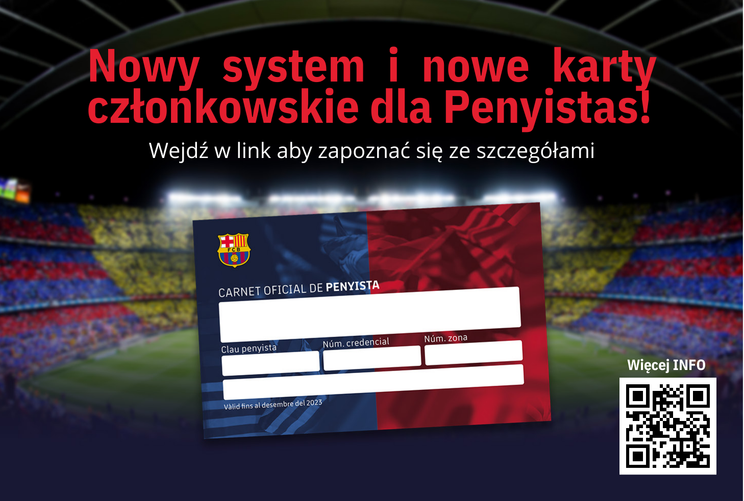 Nowy system dla Penyistas